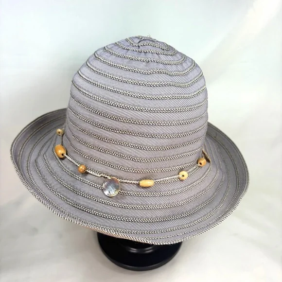 Wallaroo Hat Company Retired Ellie Taunt Tan Packable Sun Hat O/S Adjustable - Picture 5 of 13